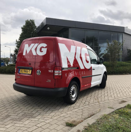 Logo en autobelettering MKG